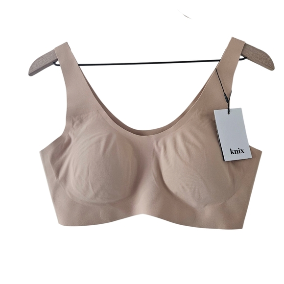 Knix Beige Pullover Padded Bra Size XL NWT - Picture 1 of 7